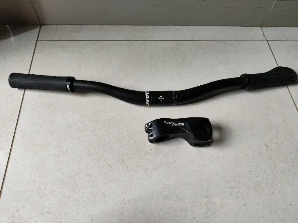 Paket borongan stang giant handgrip lock pipih odi stem nunduk
