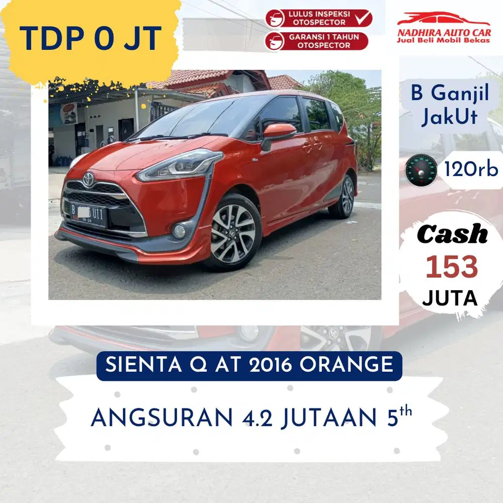 Toyota Sienta 2016 Bensin