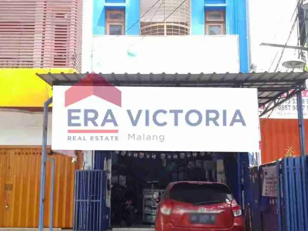 Ruko 3 lantai dijalan Protokol Kota Malang, cocok untuk Toko / Kantor / Bisnis Kuliner dan lainnya, dekat SPBU Ciliwung