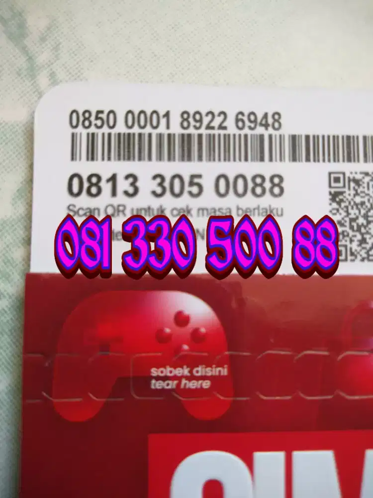 Nomor cantik perdana Telkomsel simpati 11 digit rapi
