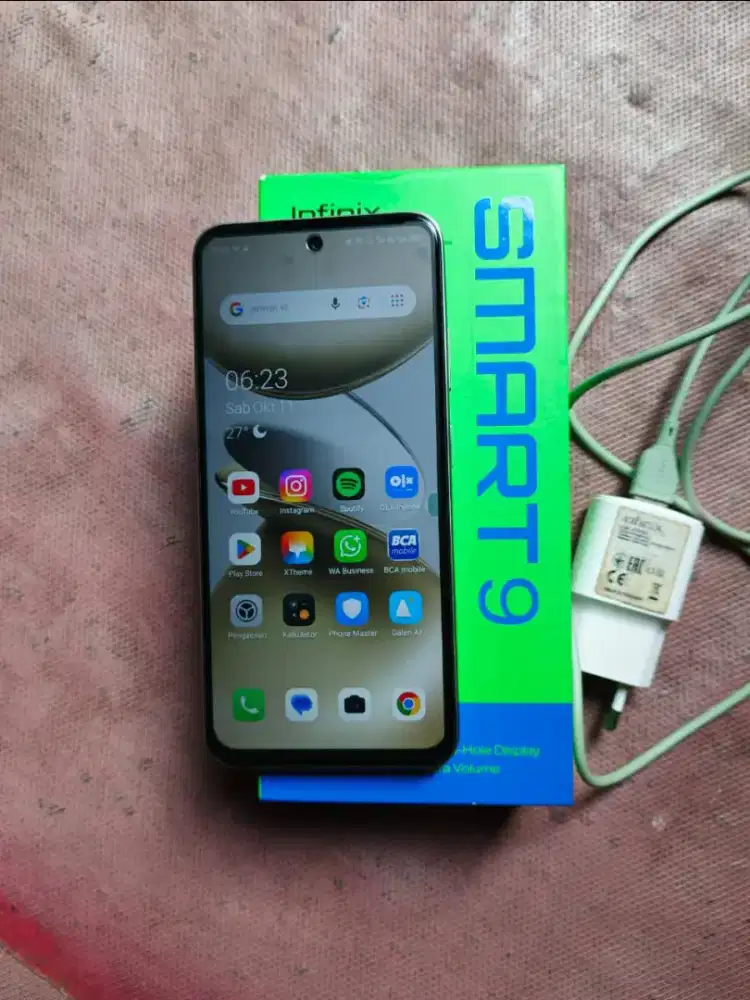 Infinix Smart 9 4+4/128 Fullset Mulus No Minus