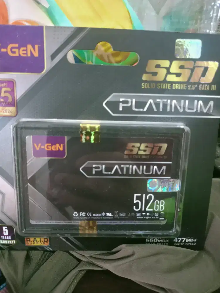 Ssd 512gb kondisi baru