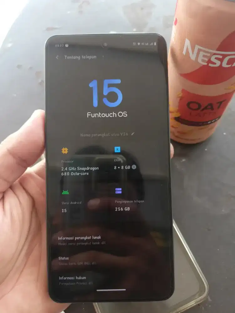 Vivo Y36 8/256 No minus