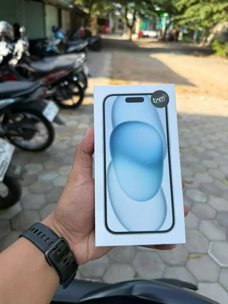 new iphone 15 128gb blue ibox segel
