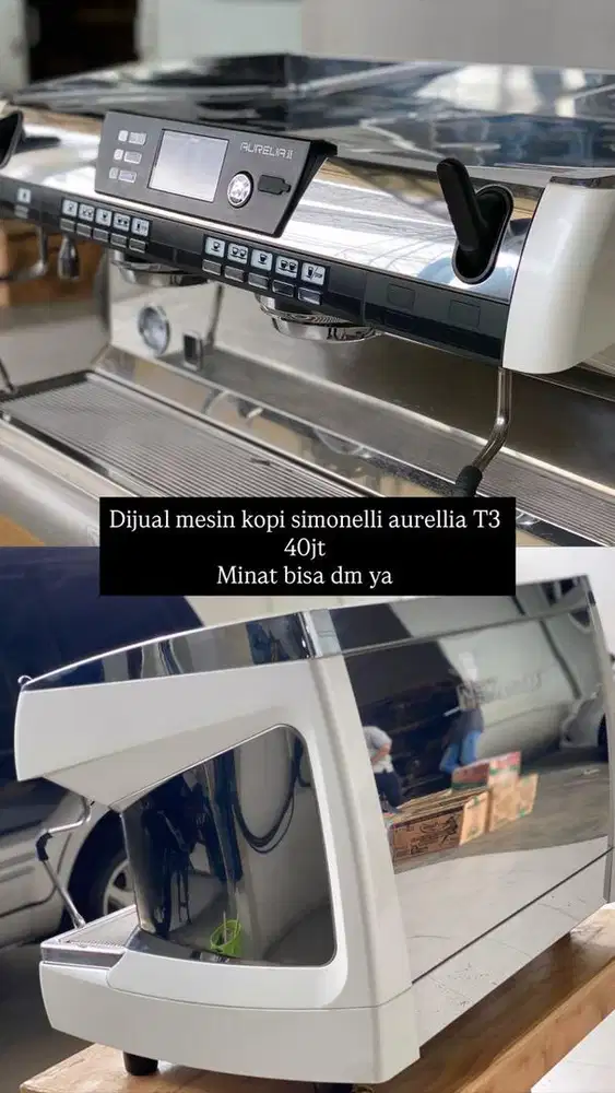 Dijual mesin kopi simoneli aurelia II