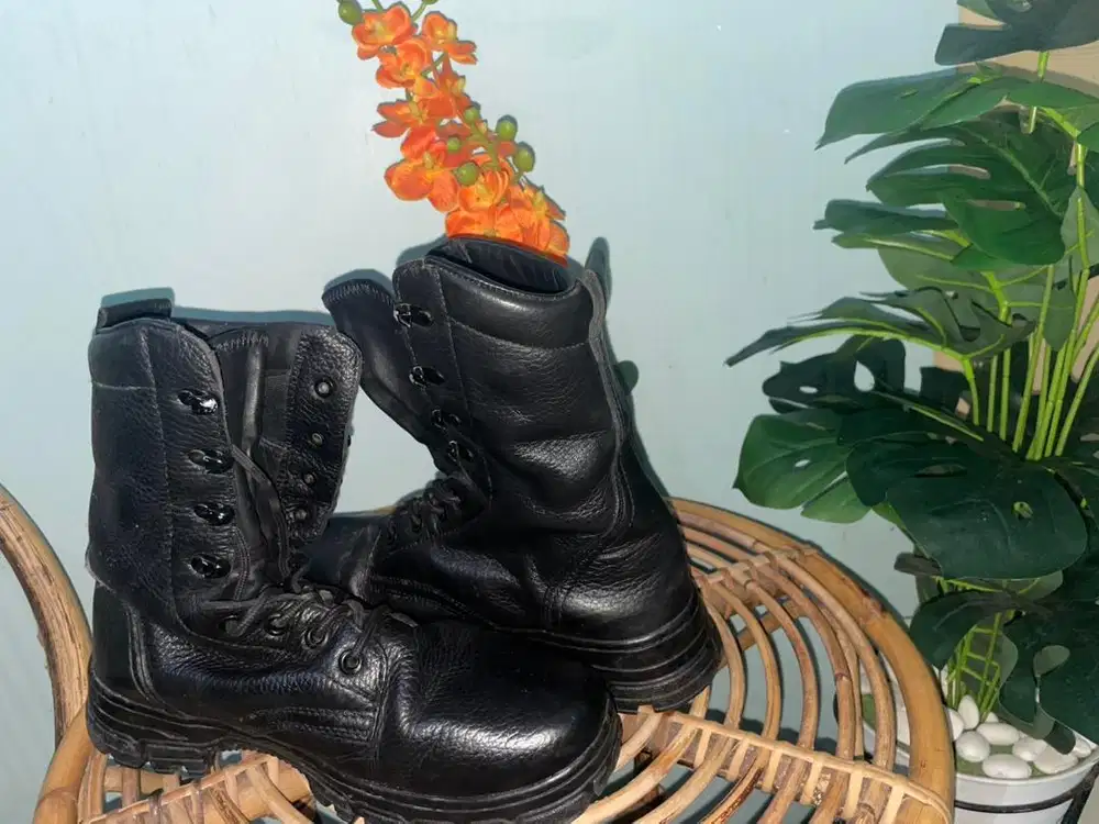 sepatu PDL TNI hitam