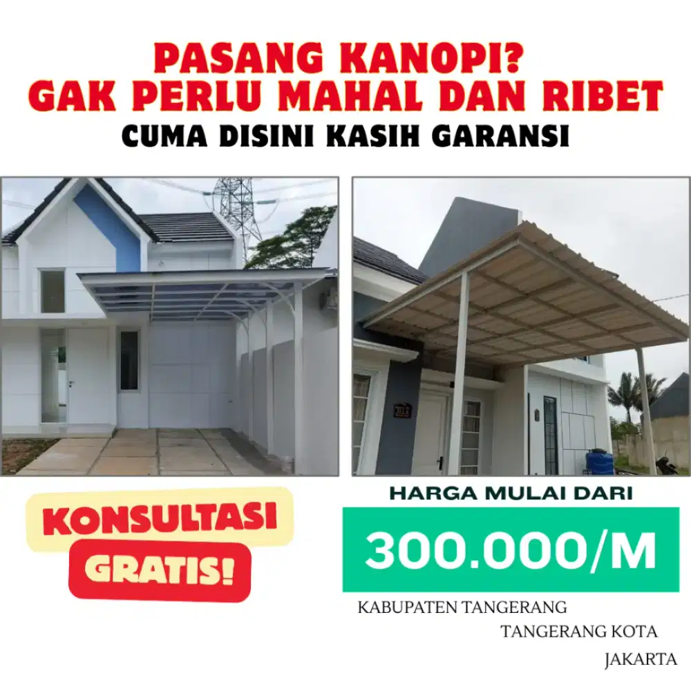 Jasa Kanopi & Tralis Besi Custom | Kuat, Rapi, Bergaransi Free Survey