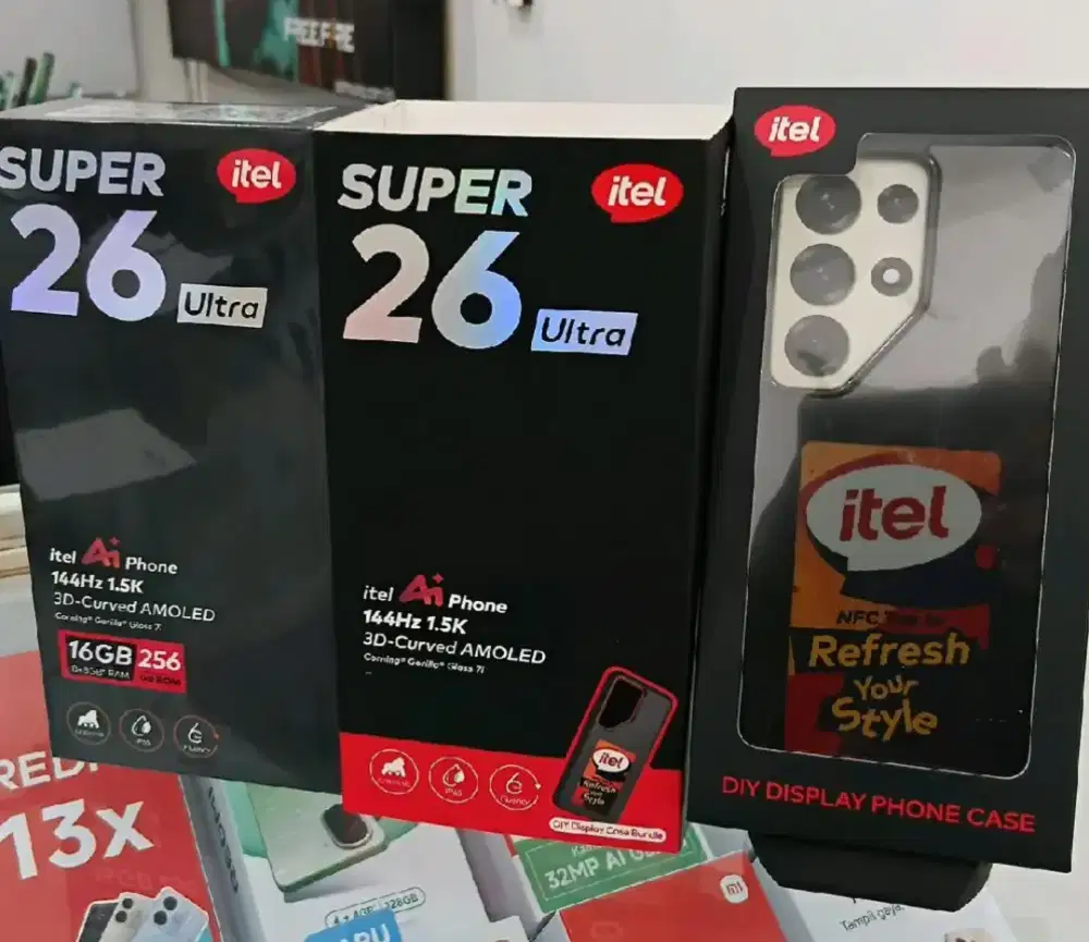 Murah new hp itel S26 ultra 8/256 + casing, bs TT