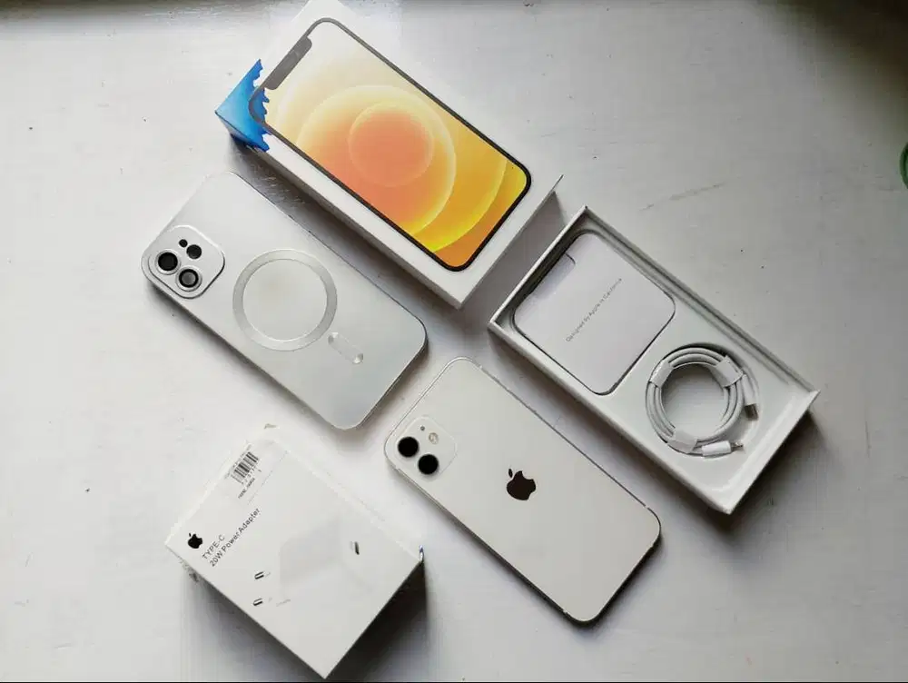 iPhone 12 128gb Inter Lengkap Fullset Mulus