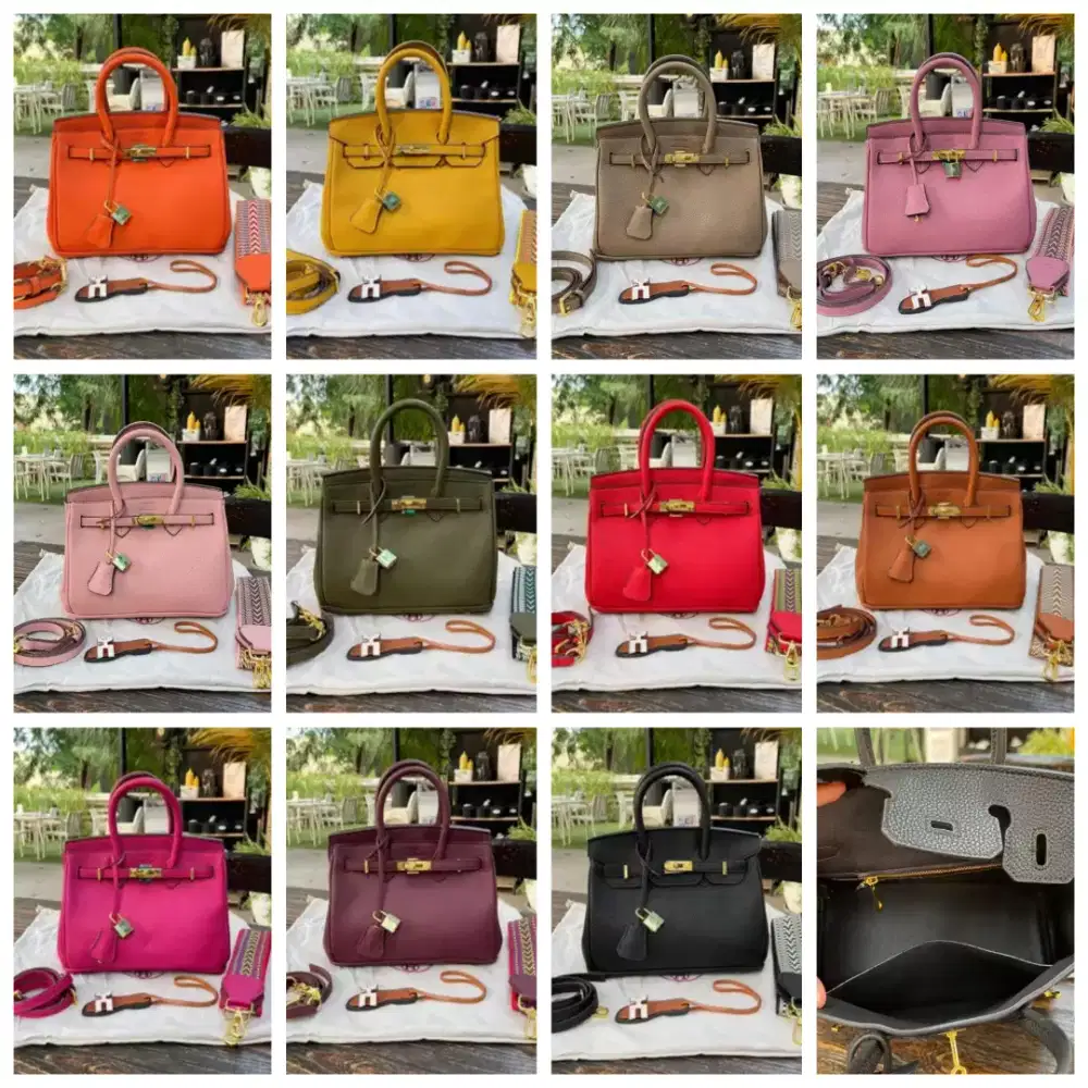 TAS Hermes BIRKIN 25cm Ghw ready banyak warna