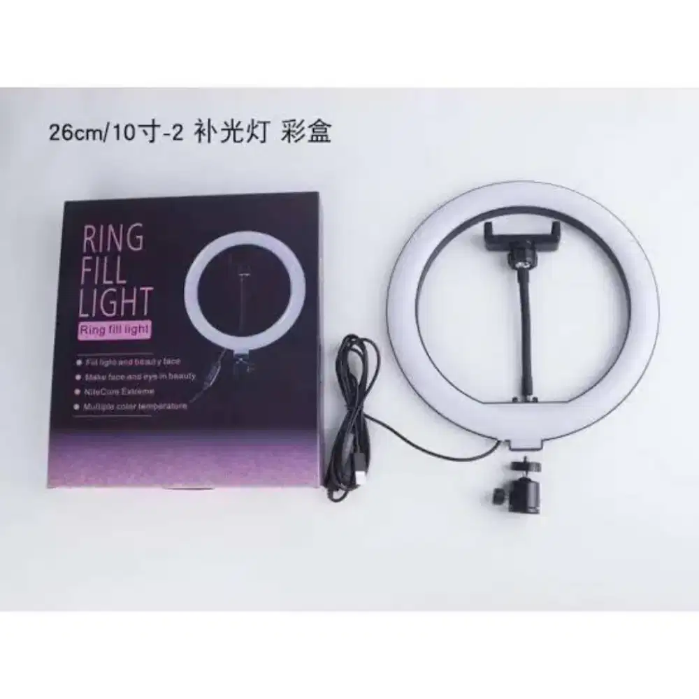 Lampu Ringlight + Holder hp