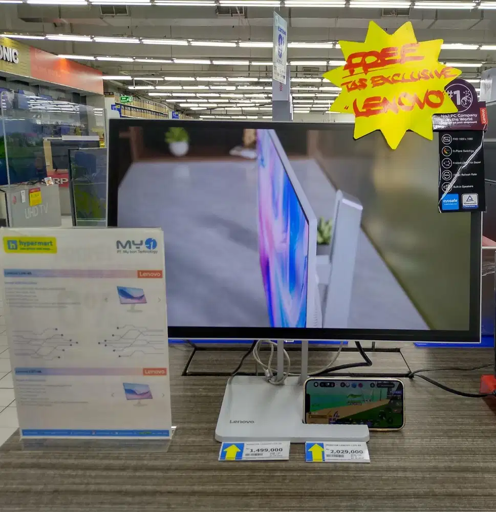 Monitor Lenovo L24i-4A/L27i-4A- Harga Terbaik & Bonus Eksklusif!