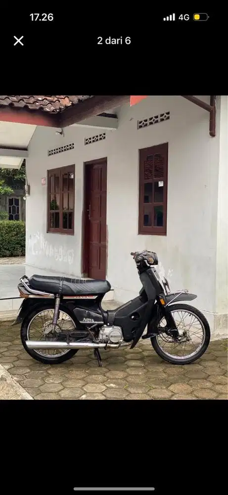 Honda astrea star 1988 pajak jalan orisinil murah