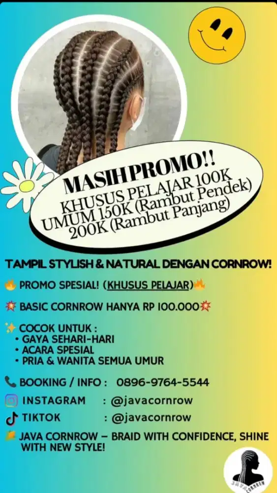Jasa Cornrow Homecare Semarang