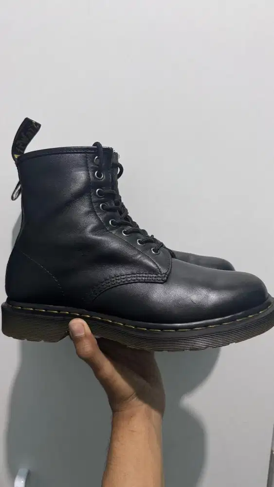 Sepatu Docmart Dr Martens 1460 Black Nappa 41