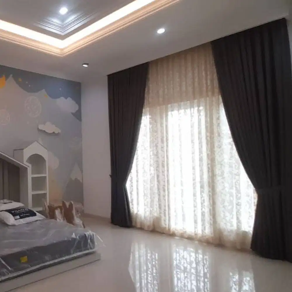 Produsen Tirai Gorden Jendela Gordyn Mewah Hordeng Model Terbaru Murah