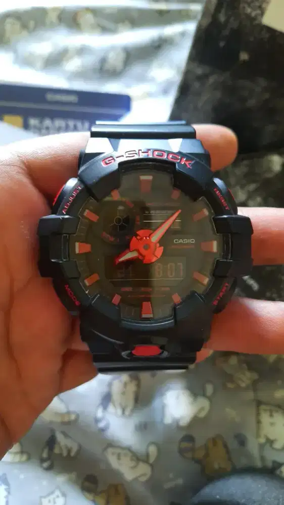 Casio gshock ga700 fulset box dan buku