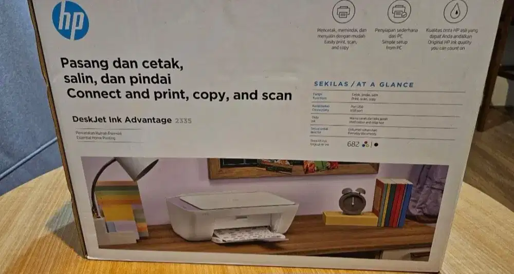 Printer HP Deskjet Ink Advantage 2335 All-in-One – Mulus & Siap Pakai!