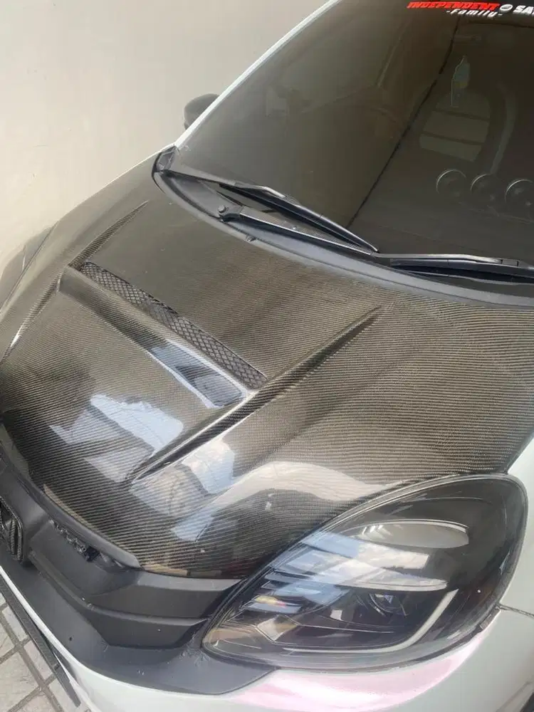 Kap mesin carbon twill mobilio