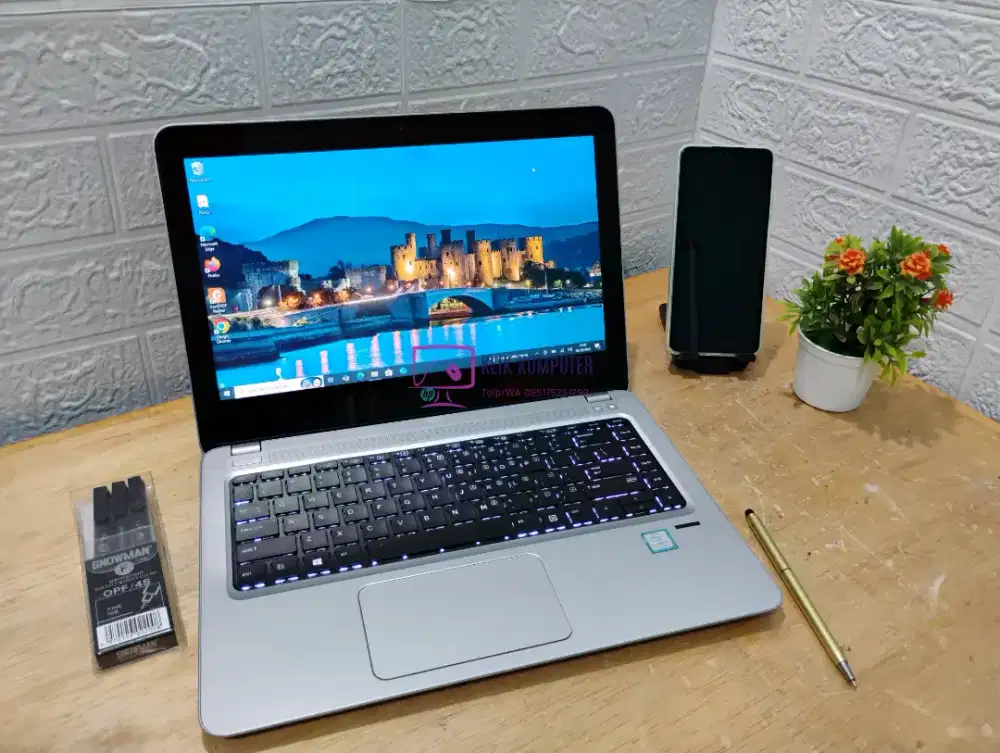 Laptop i7 Touch Screen HP ProBook Mulus Siap Pakai