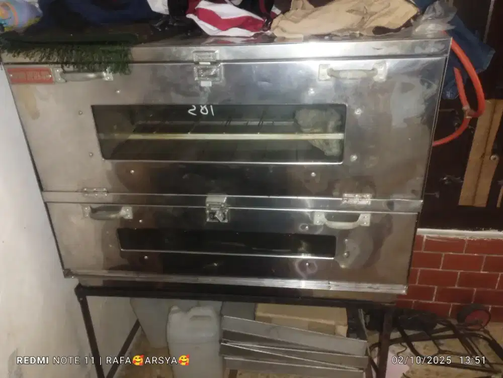 Jual borongan oven meja produksi dan loyang ya RP 1.800.000