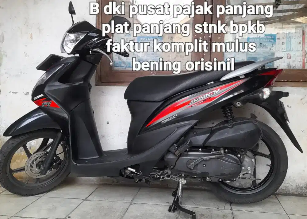Honda Spacy f1 2013 cw asli hitam B dki pusat pajak panjang