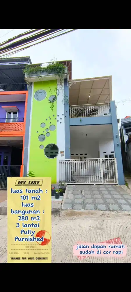 DIJUAL RUMAH ESTETIK shabby  ASRI