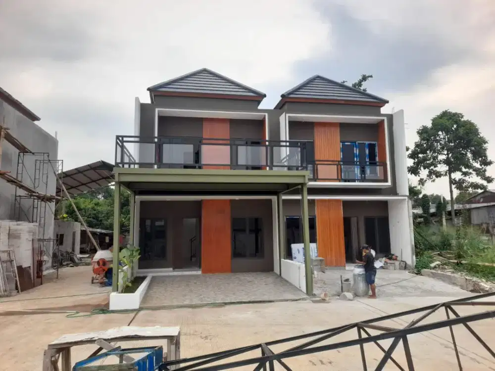 Cluster mewah 2lantai unit ready stok siap huni lokasi pinggir jalan raya Jatiwarna