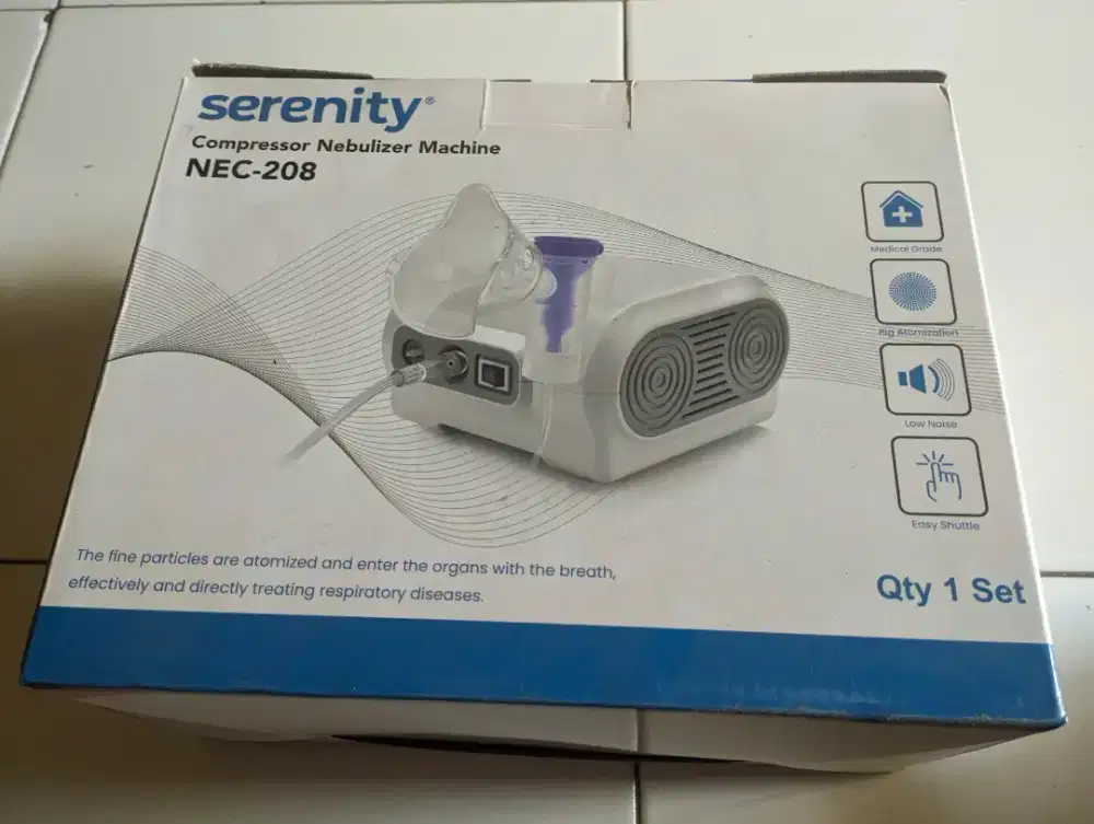 Nebulizer Serenity fullset baru