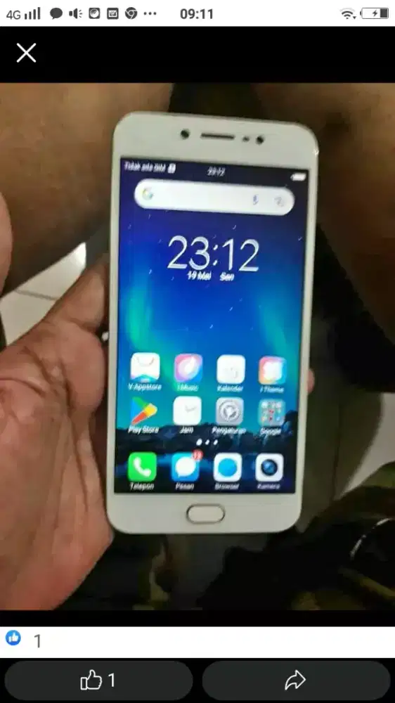 Vivo y67 ram 6 /128 normal mulus siap pakai