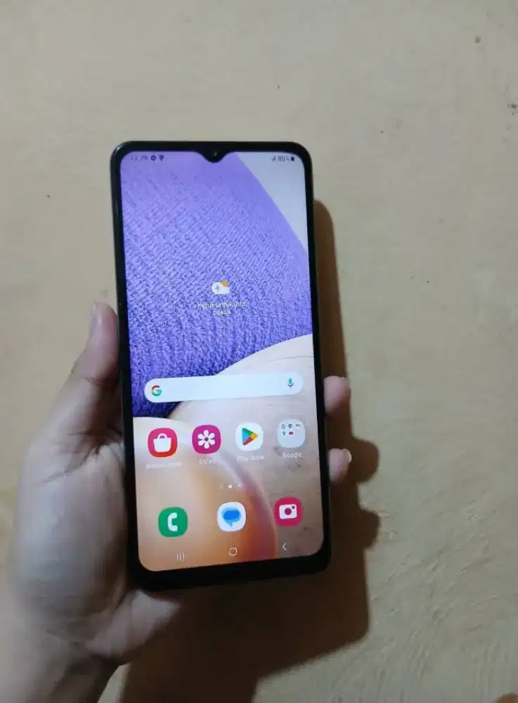 Samsung A32 5G ram 8/128 Nominus whitespot tipis normal aman nokendala