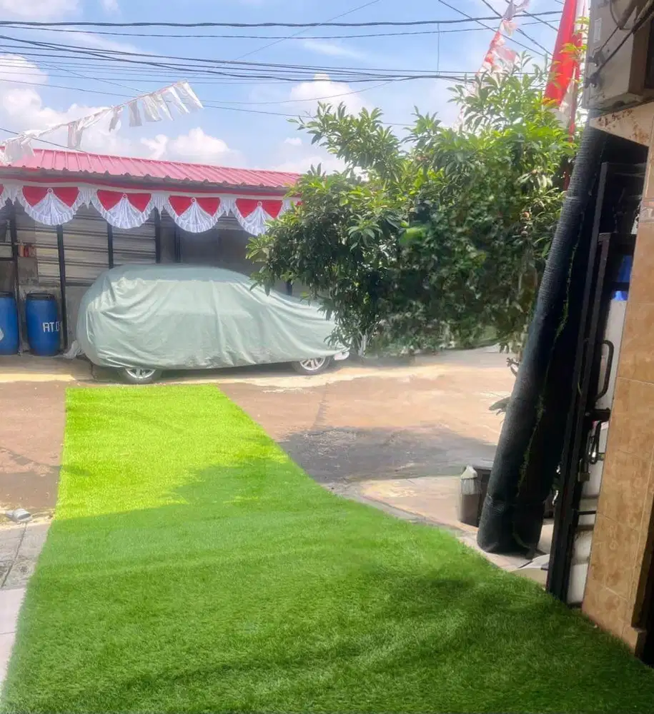 Karpet Rumput Sintesis Segulung Besar Lebih dari 10 meter