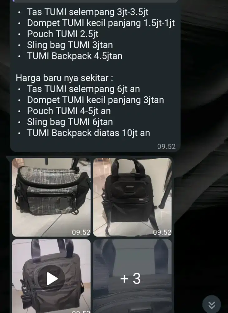 Tas waistbag dompet