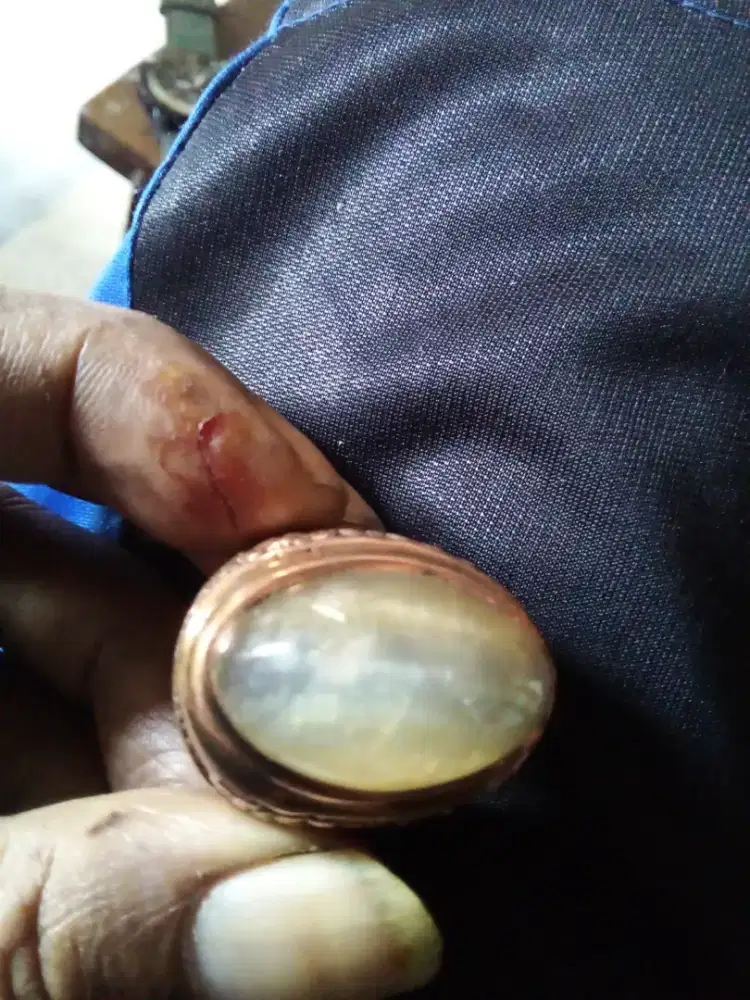 Batu pandan kapas semu lumut lawas