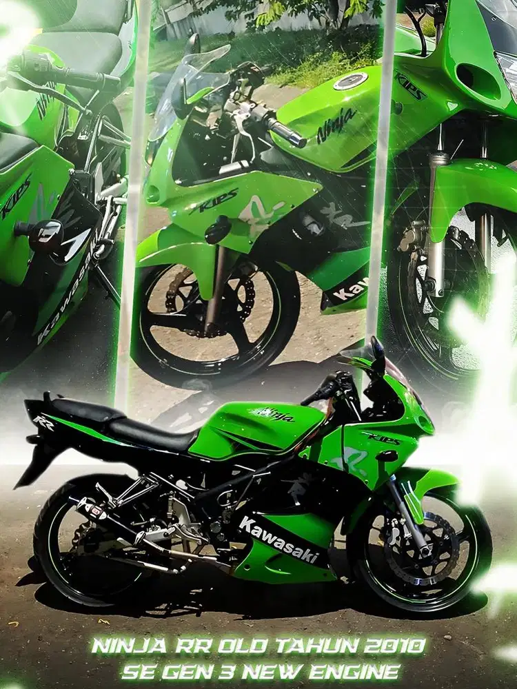 Ninja RR old SE Gen 3 tahun 2010, mesin baru!!