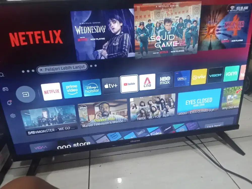 Tv hisense 32 inc digital smart
