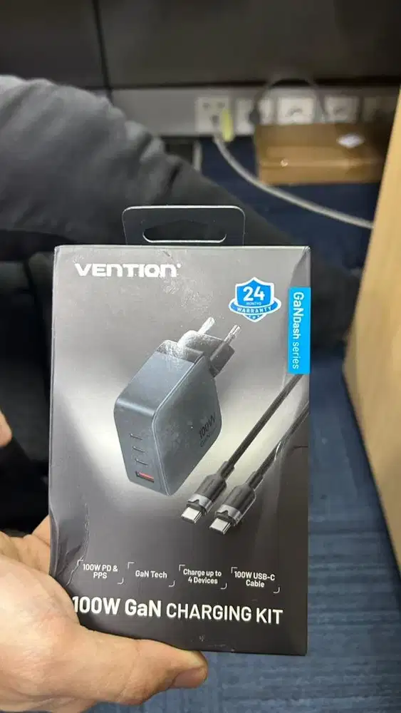 Charger Vention 100 watt gan charging kit