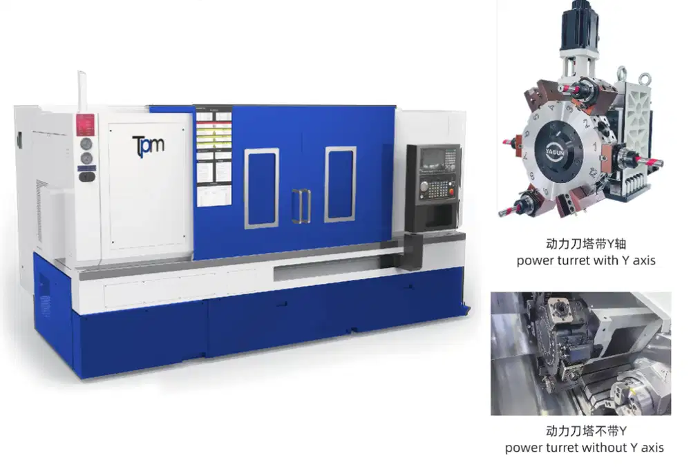 CNC Lathe TPM TT70MY-700 Turning Milling Compund Machine