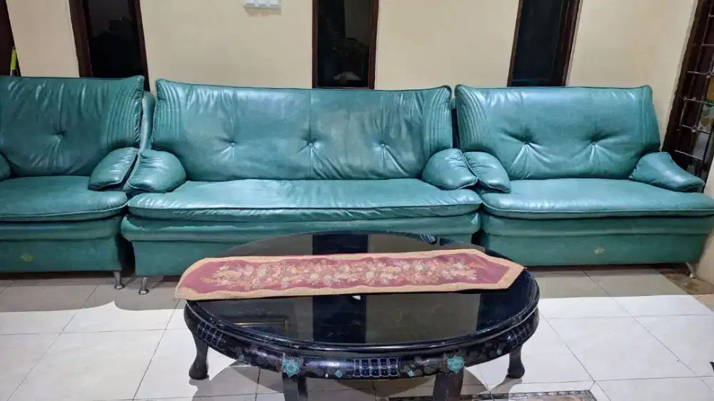 Kursi sofa  dengan meja
