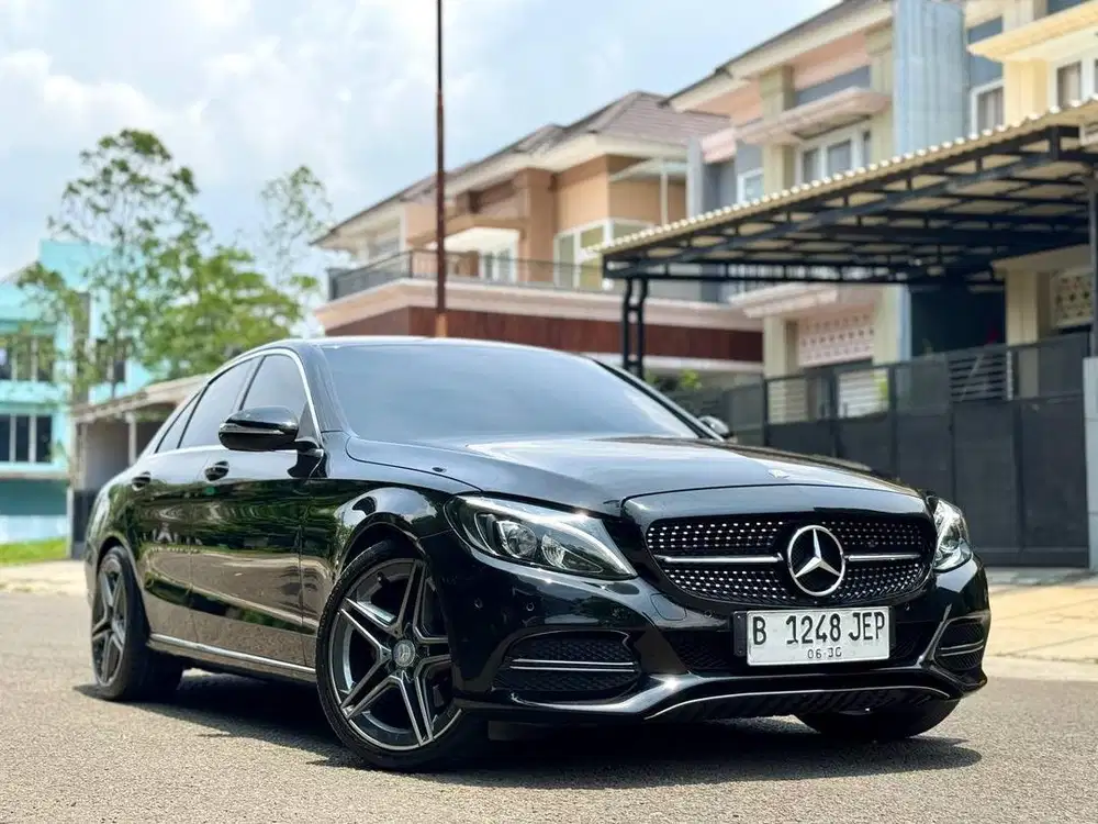 MERCY MERCEDES BENZ C200 W205 FULL MODIF AMG INTERIOR 2014 HITAM