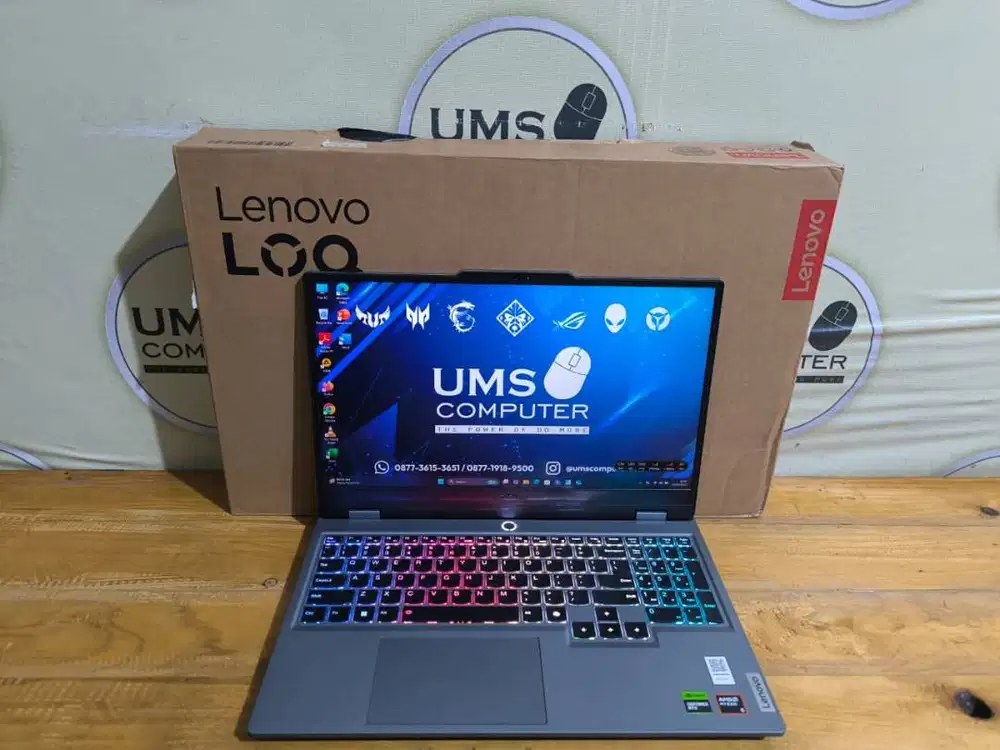 LENOVO LOQ 15APH9 Ryzen 5-8645HS RAM 16GB SSD 512GB NVIDIA RTX 4050