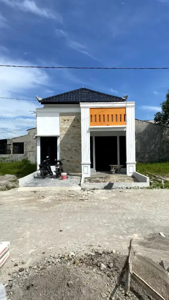 RUMAH MODERN BERNUANSA BALI LEBAR 6X16