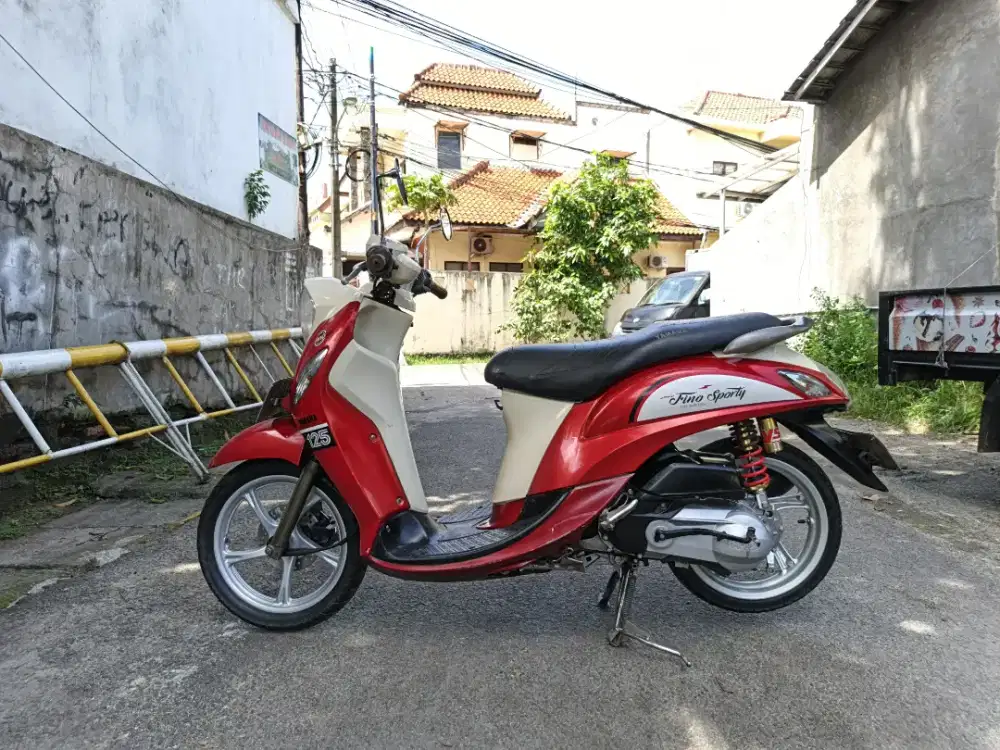 Yamaha fino sporty tahun 2016 kondisi gress