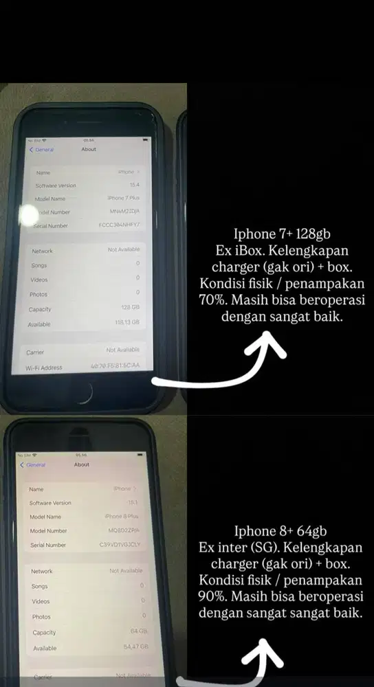 DI JUAL IPHONE 7+ DAN 8+