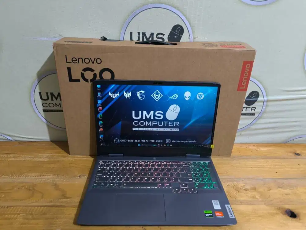 LENOVO LOQ 15APH8 Ryzen 7-7840HS RAM 16GB SSD 512GB NVIDIA RTX 3050