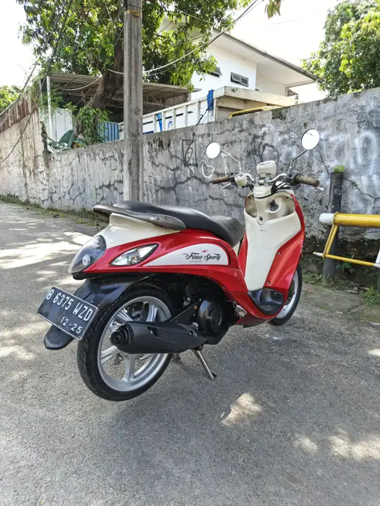 Yamaha fino sporty tahun 2016 kondisi baguss