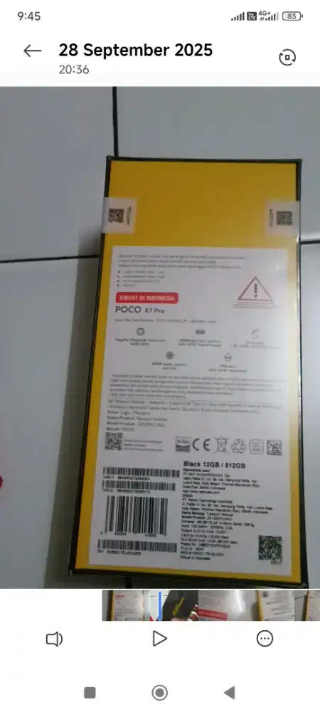 Poco X7 pro 5G 12/512