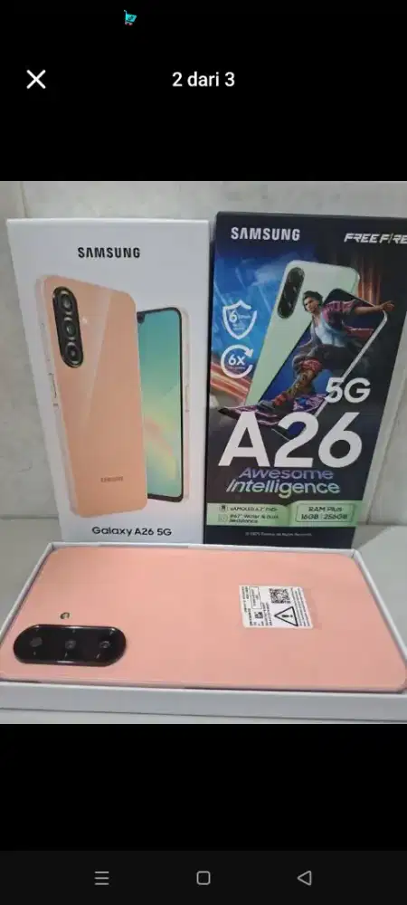 Samsung A26 5G 8/256 Usia 1 hari Bisa TT/NoBT/nambah