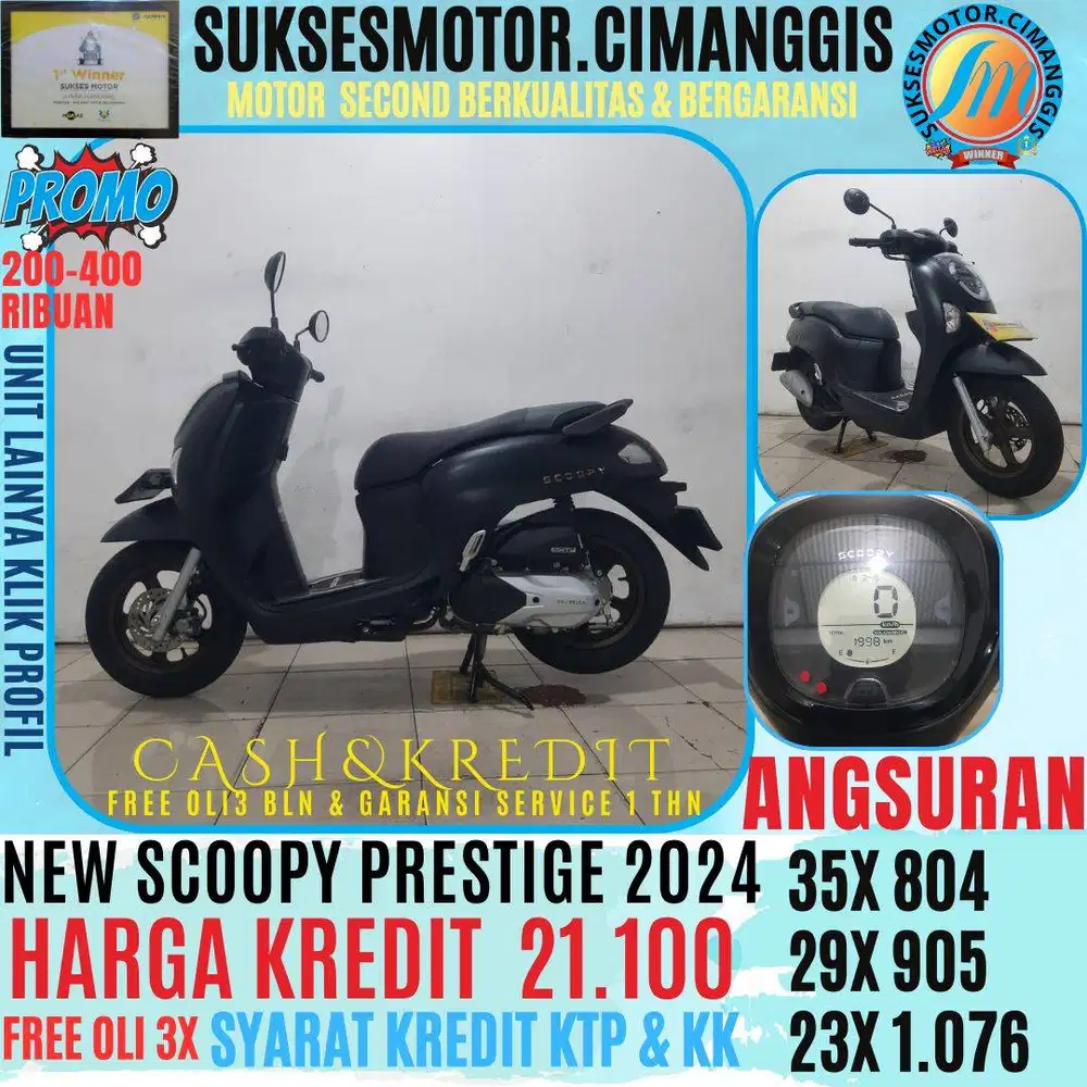 NEW SCOOPY PRESTIGE TERMURAH CEK PROFIL PROMO UNIT LAINYA