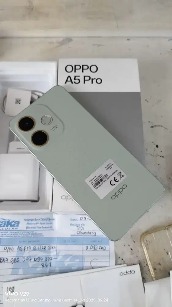 Oppo A5 pro 8/128 Fullset ori garansi panjang 11bulan